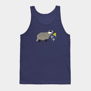 Badger and dandelions Tank Top